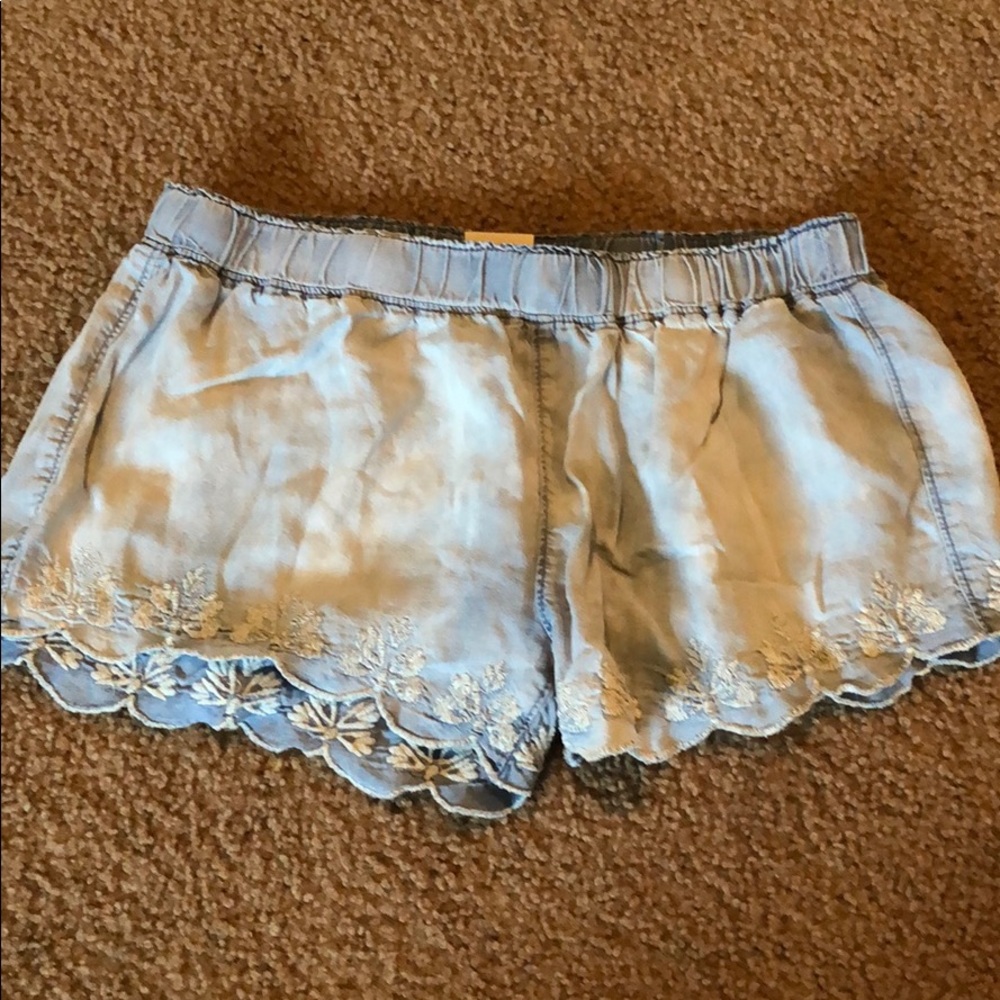 Light blue shorts